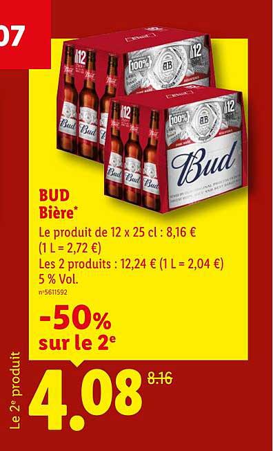 BUD Bière*