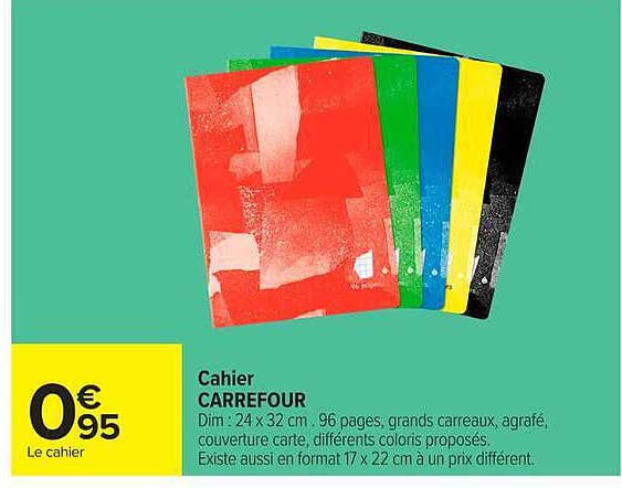 Cahier CARREFOUR