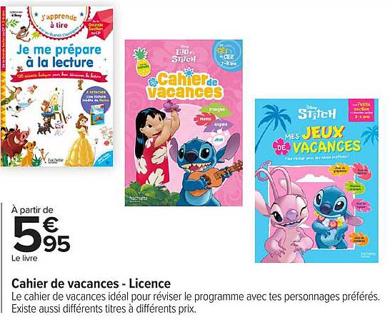 Cahier de vacances - Licence