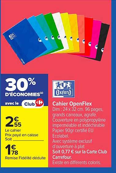 Cahier OpenFlex