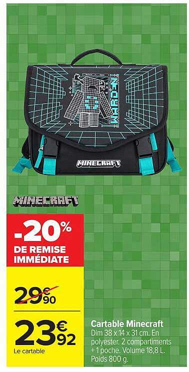 Cartable Minecraft