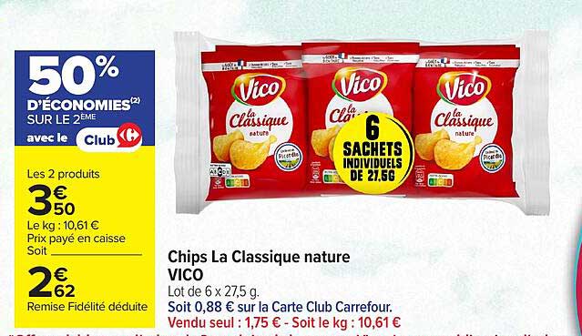 Chips La Classique nature VICO