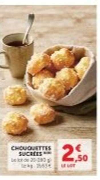 CHOUQUETTES SUCRÉES