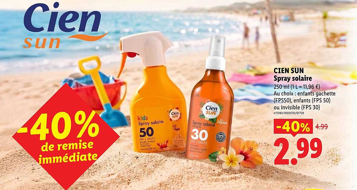 CIEN SUN Spray solaire
