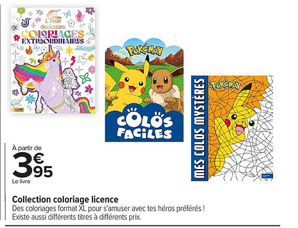Collection coloriage licence