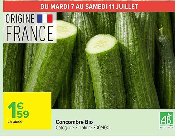 Concombre Bio