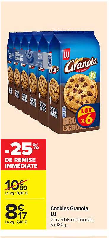 Cookies Granola LU