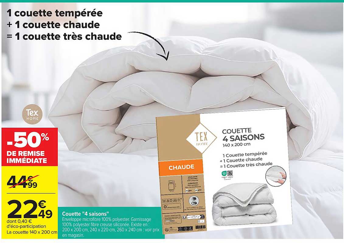 Couette "4 saisons"
