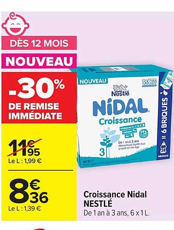 DÈS 12 MOIS NOUVEAU -30% DE REMISE IMMÉDIATE