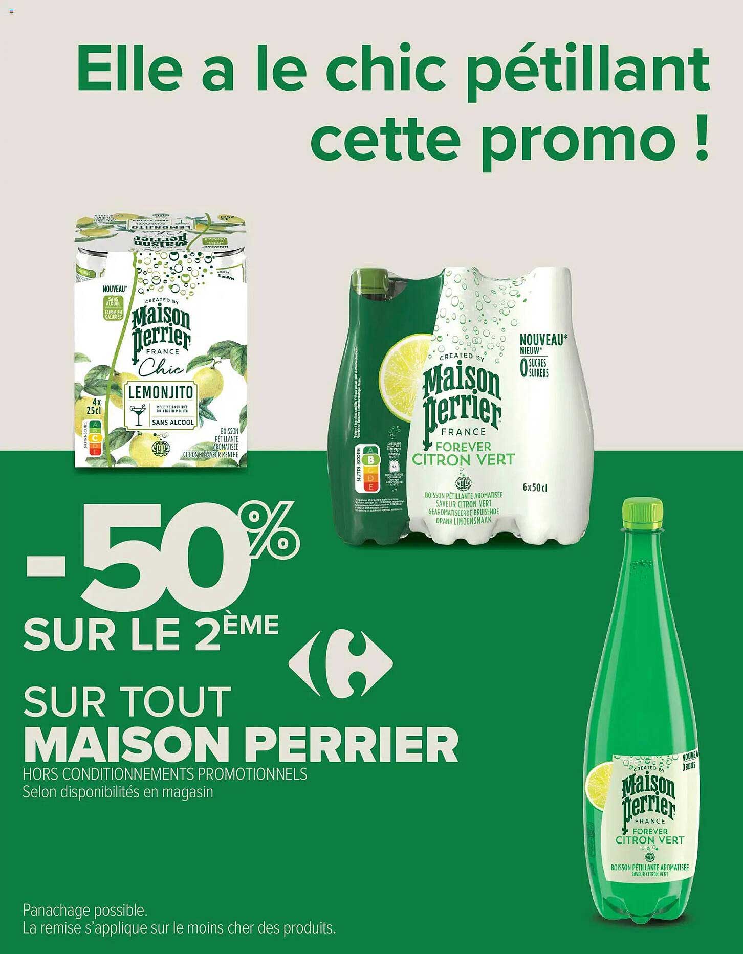 Elle a le chic pétillant cette promo !