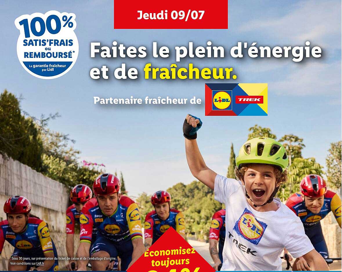 Faites le plein d'énergie et de fraîcheur.