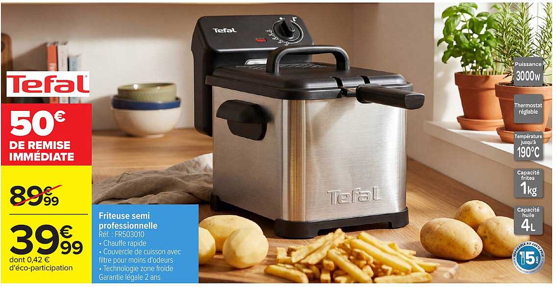 Friteuse semi professionnelle
