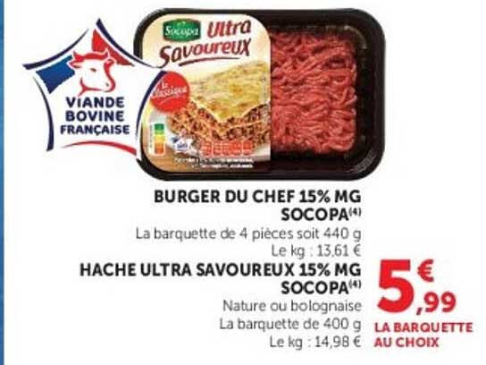 HACHE ULTRA SAVOUREUX 15% MG SOCOPA
