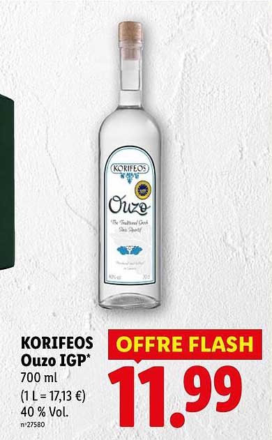 KORIFEOS Ouzo IGP® 700 ml