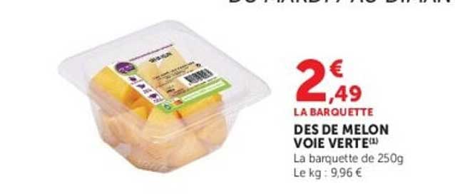 LA BARQUETTE DES DE MELON VOIE VERTE(1)
