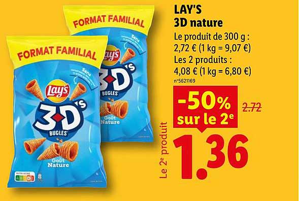 LAY'S 3D nature