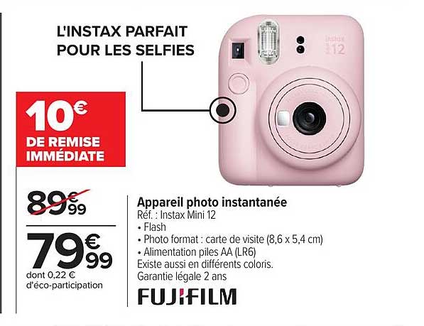 L'INSTAX PARFAIT POUR LES SELFIES