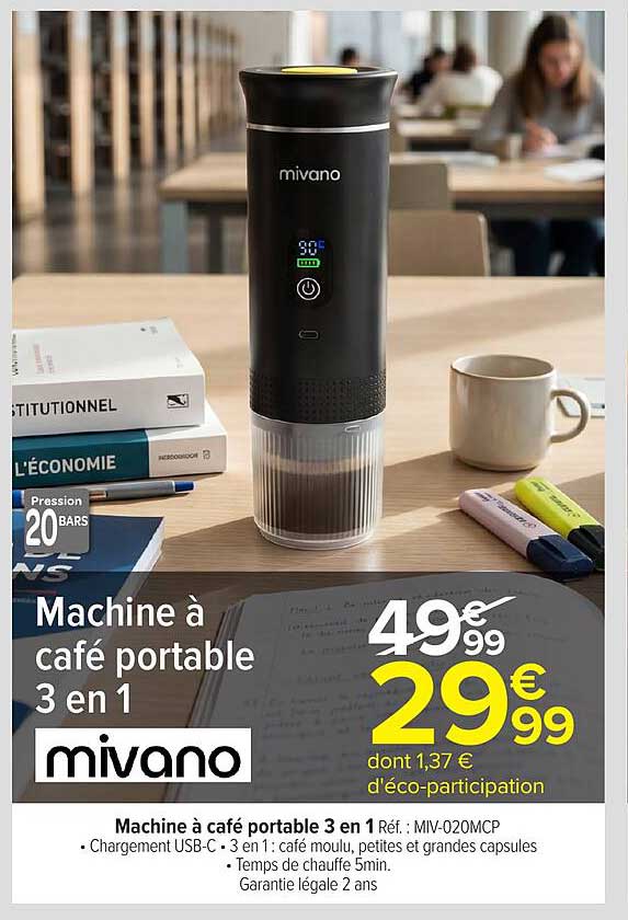 Machine à café portable 3 en 1