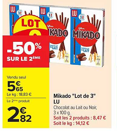 Mikado "Lot de 3" LU
