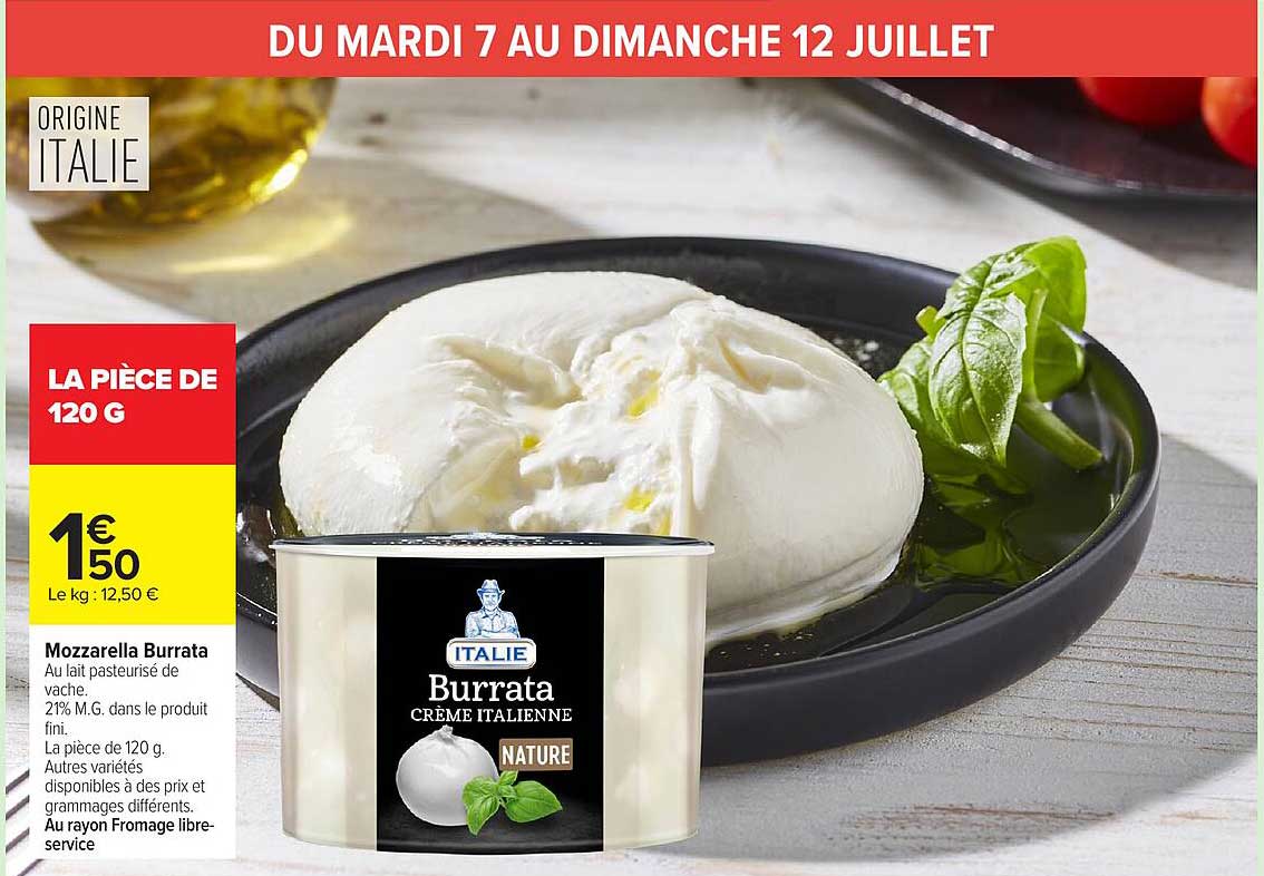 Mozzarella Burrata