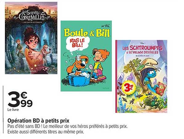 Opération BD à petits prix