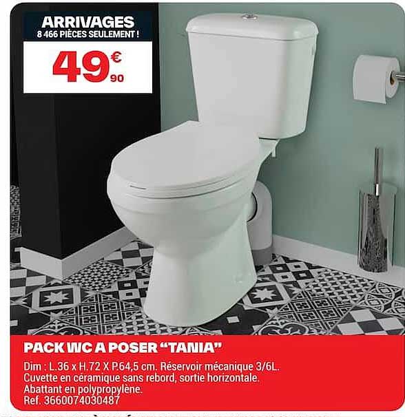 PACK WC A POSER “TANIA”