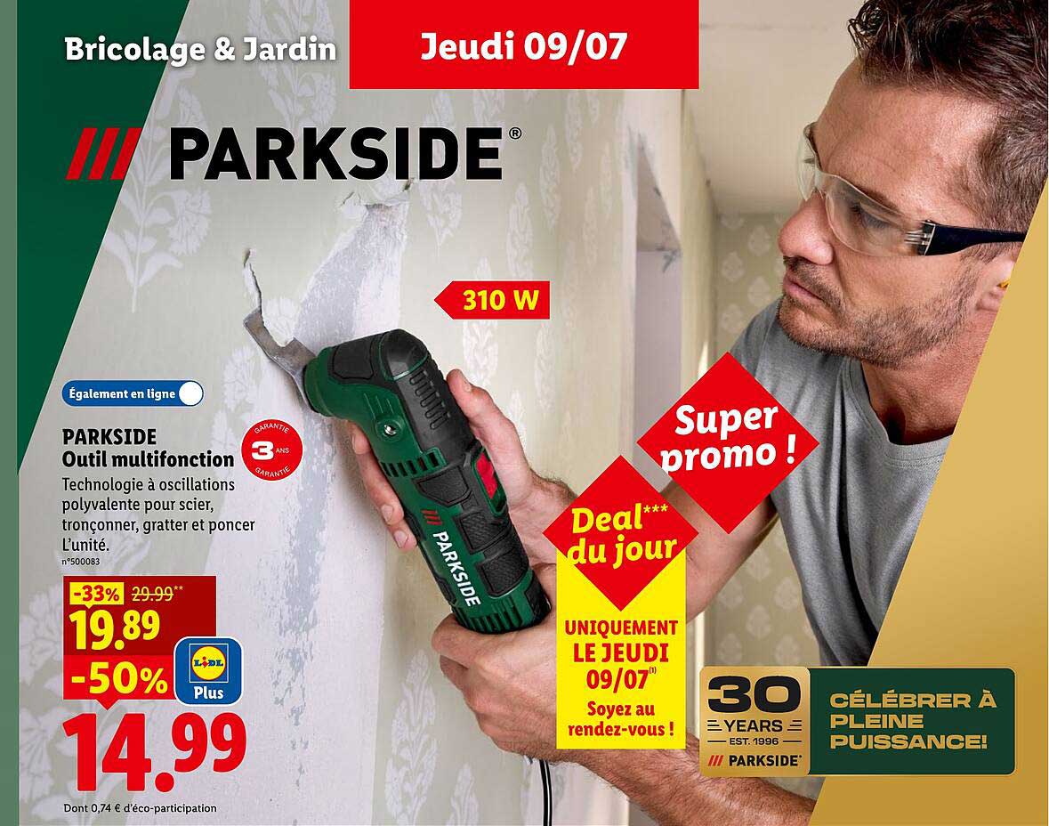 PARKSIDE Outil multifonction