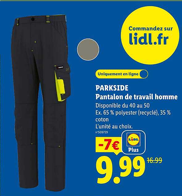 PARKSIDE Pantalon de travail homme