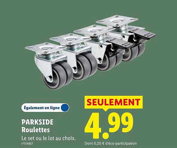 PARKSIDE Roulettes
