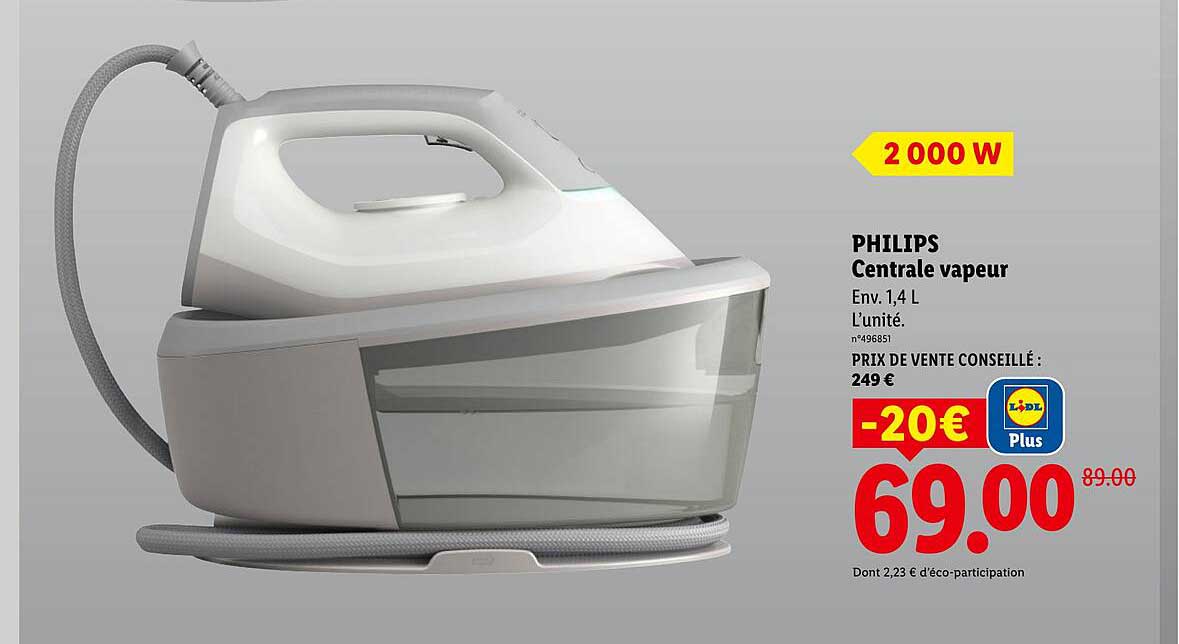 PHILIPS Centrale vapeur