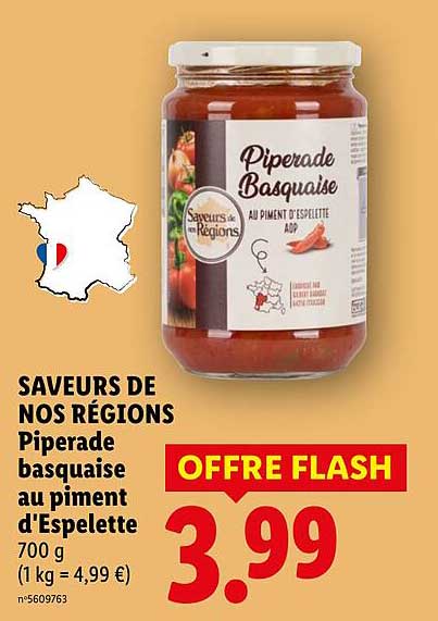 Piperade basquaise au piment d'Espelette