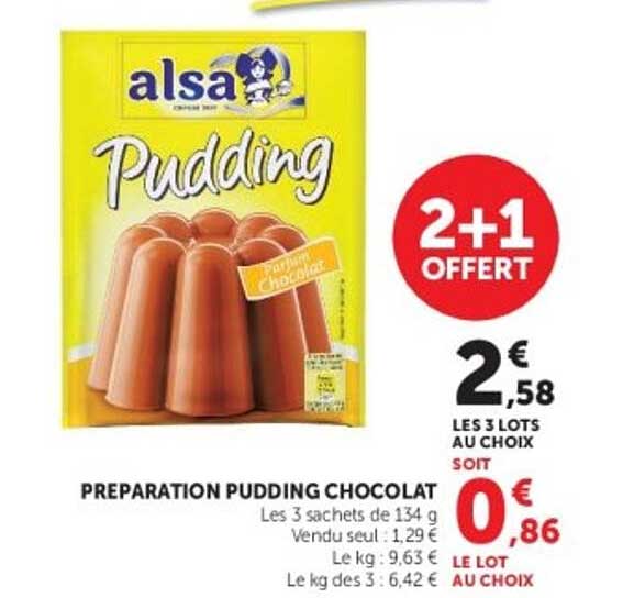 PREPARATION PUDDING CHOCOLAT