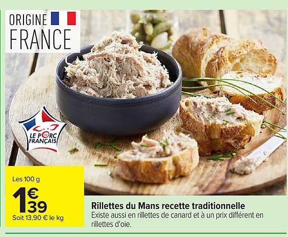 Rillettes du Mans recette traditionnelle