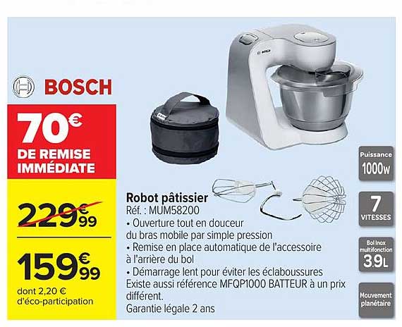 Robot pâtissier