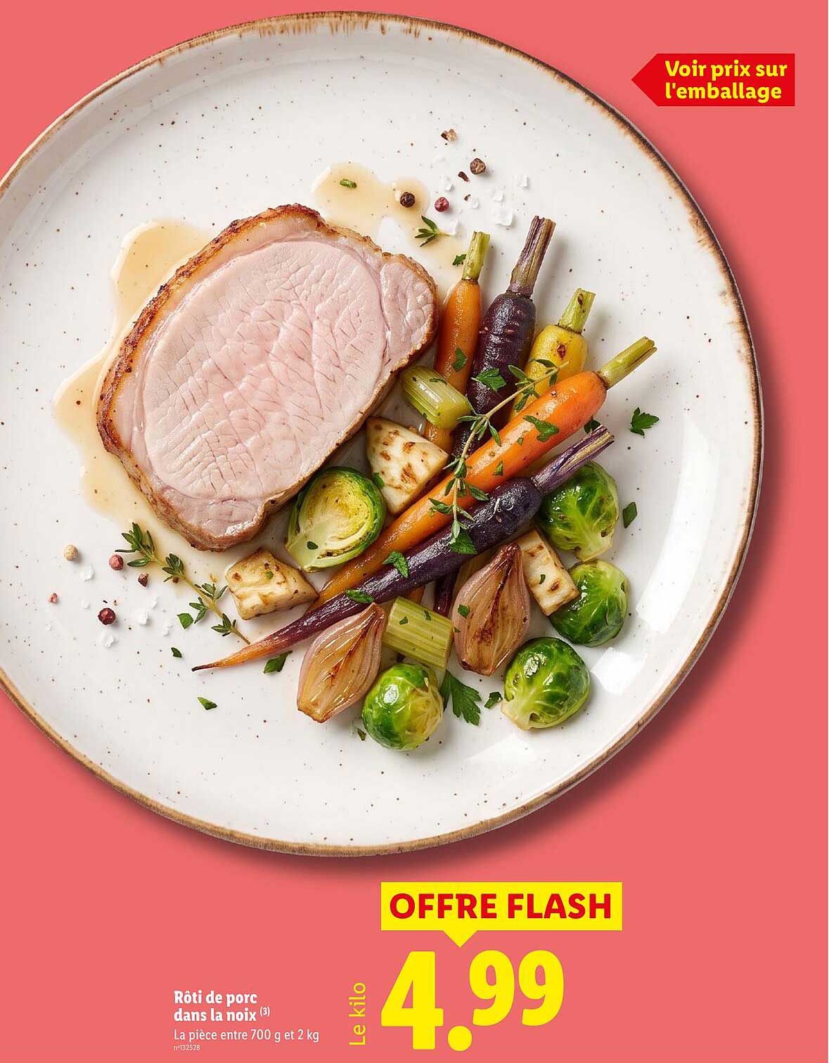 Rôti de porc dans la noix
