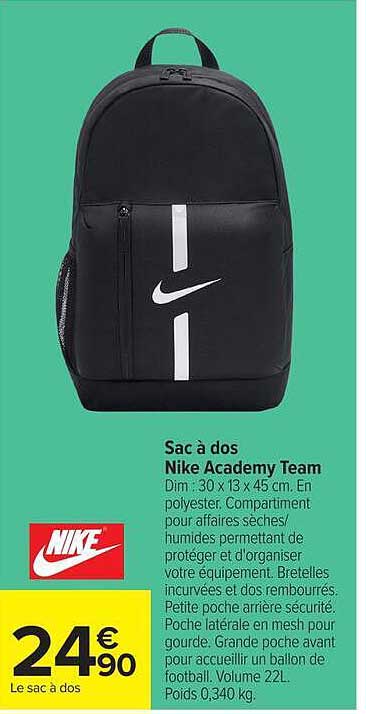 Sac à dos Nike Academy Team