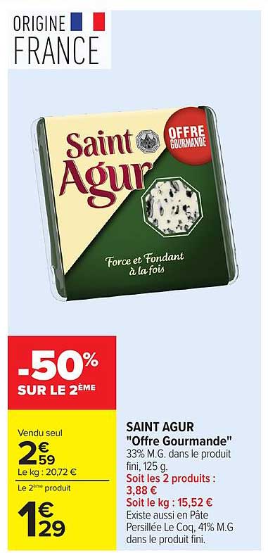 SAINT AGUR "Offre Gourmande"