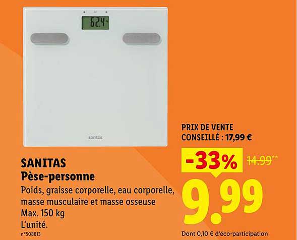 SANITAS Pèse-personne