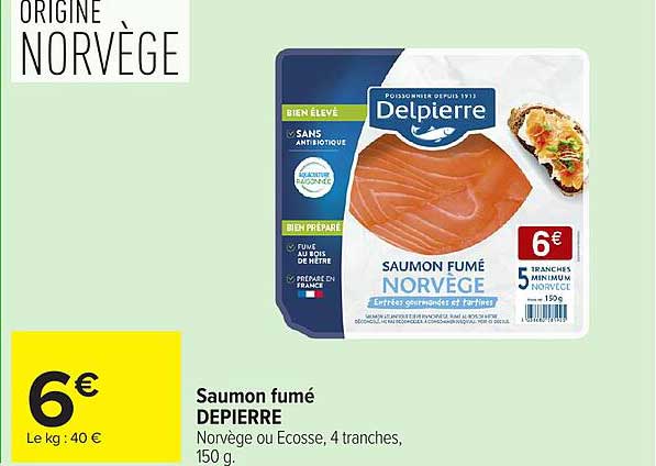Saumon fumé DEPIERRE