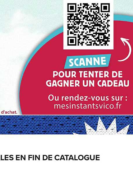 SCANNE POUR TENTER DE GAGNER UN CADEAU