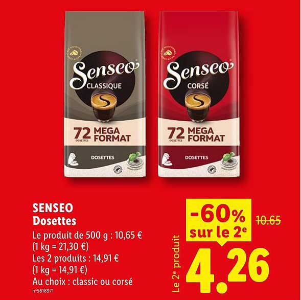 SENSEO Dosettes