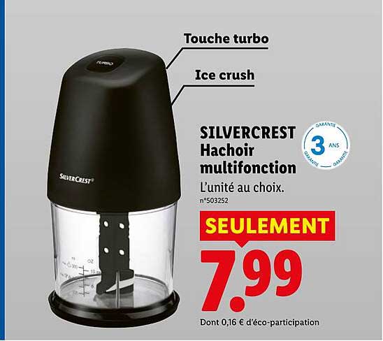 SILVERCREST Hachoir multifonction
