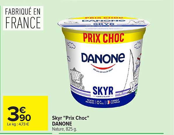 Skyr "Prix Choc" DANONE