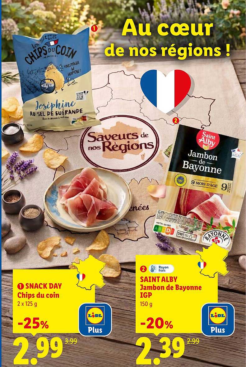 SNACK DAY Chips du coin 2 x 125 g