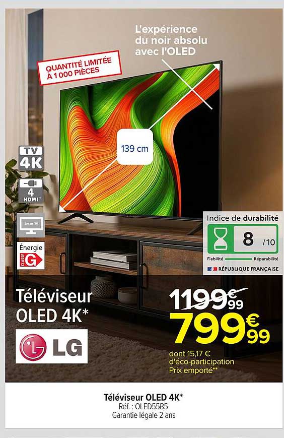 Téléviseur OLED 4K*