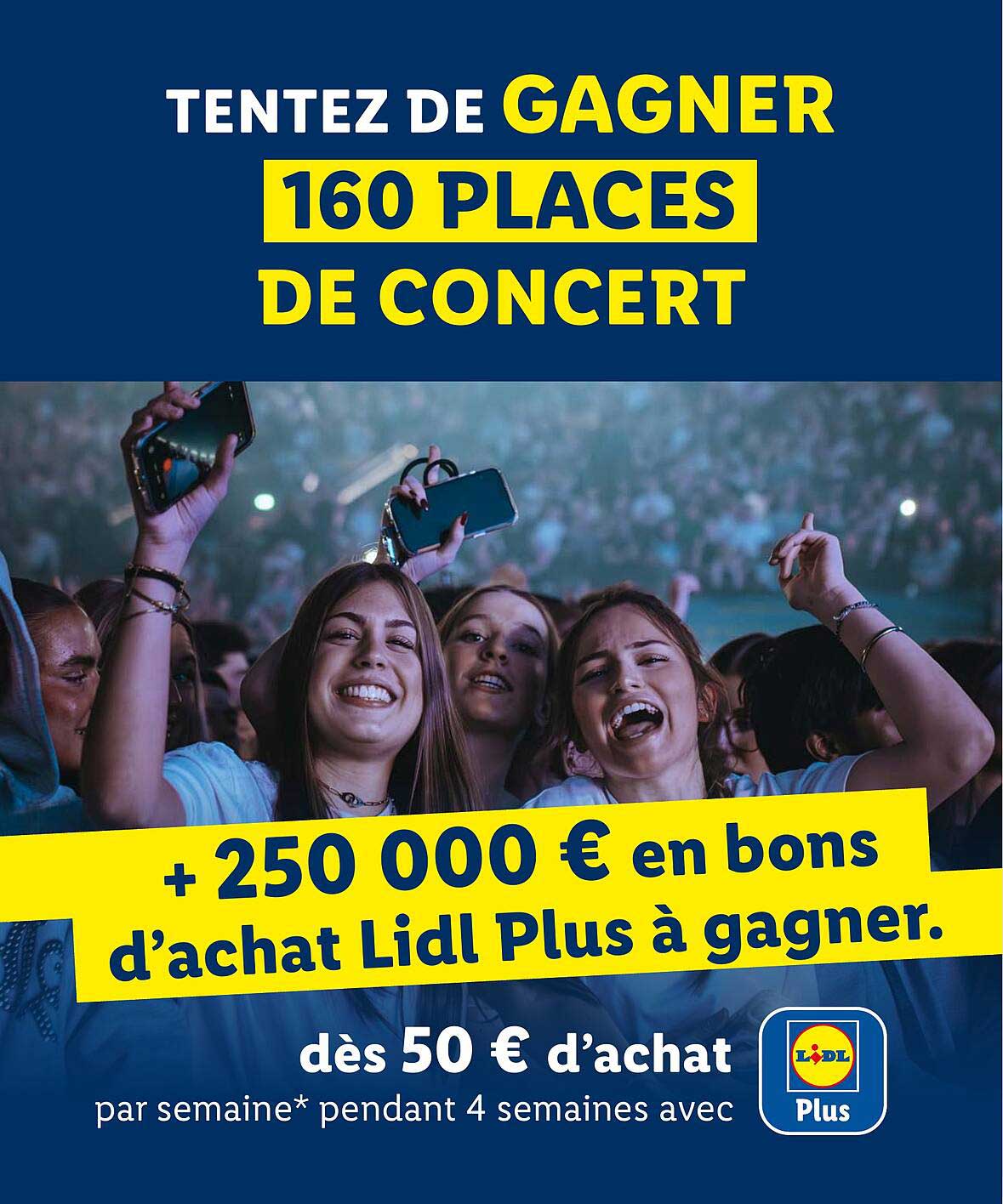 TENTEZ DE GAGNER 160 PLACES DE CONCERT