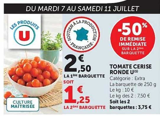TOMATE CERISE RONDE U