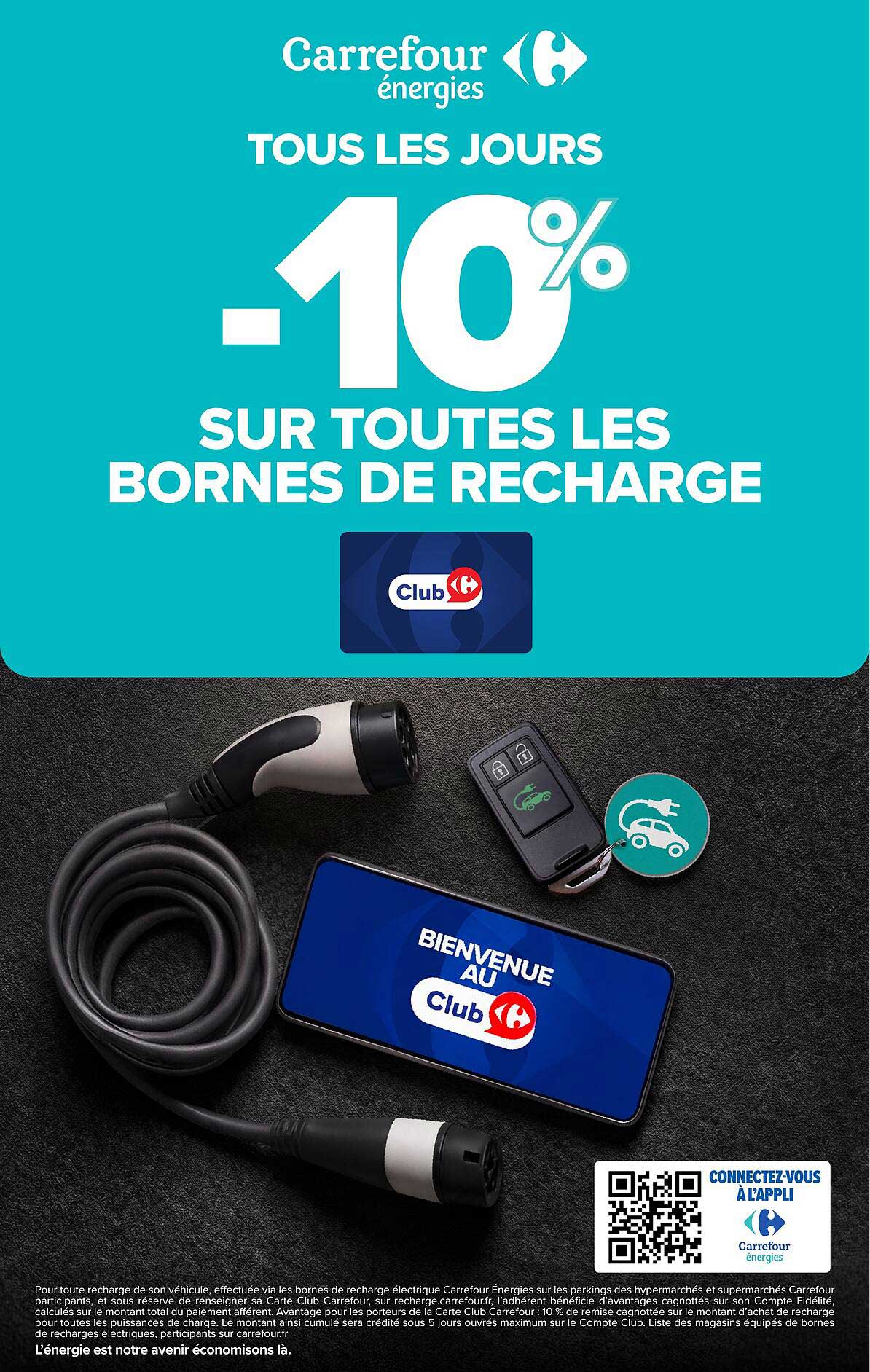 TOUS LES JOURS -10% SUR TOUTES LES BORNES DE RECHARGE