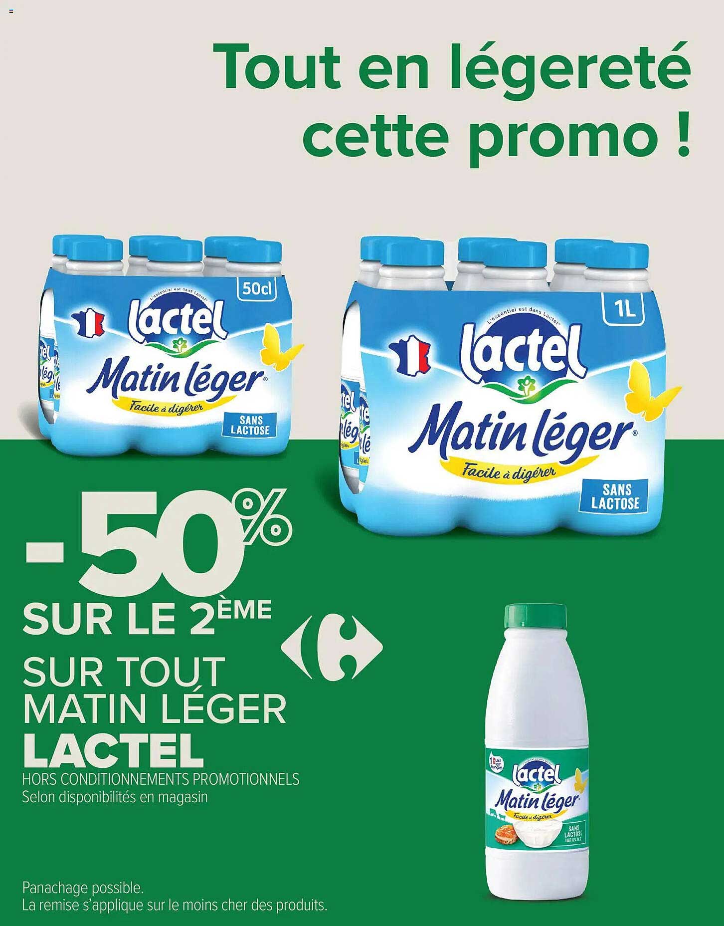 Tout en légèreté cette promo !