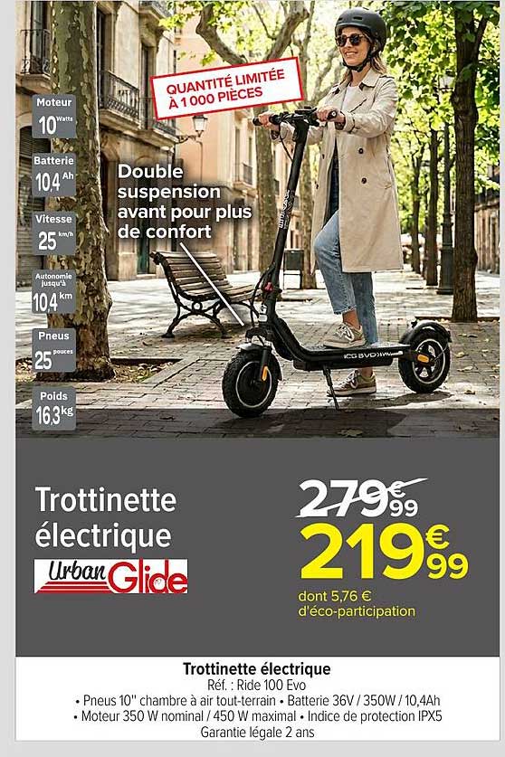 Trottinette électrique UrbanGlide